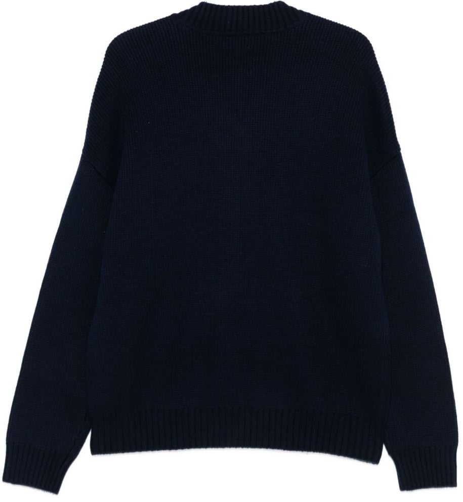 Emporio Armani Sweaters Blue Blauw