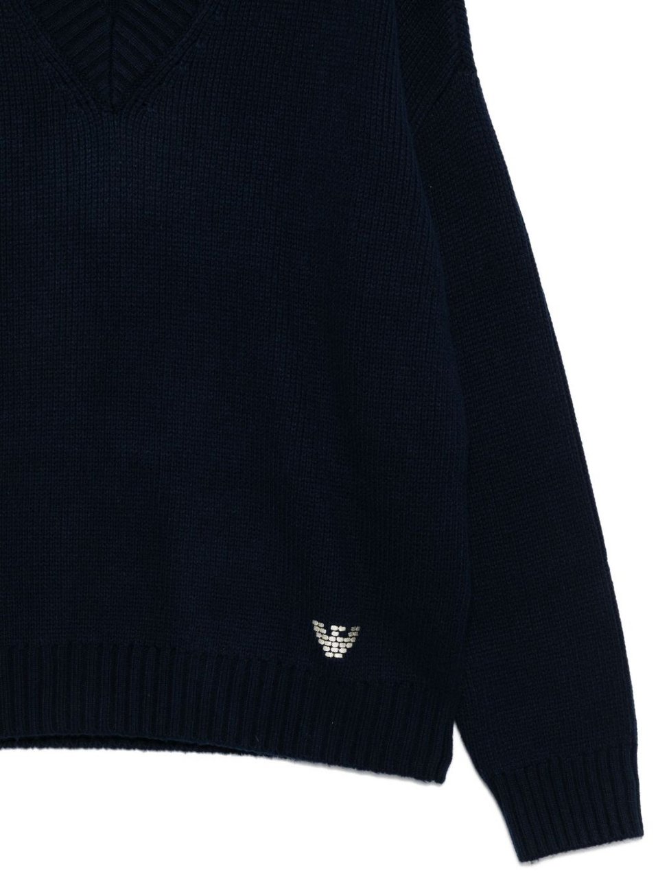 Emporio Armani Sweaters Blue Blauw
