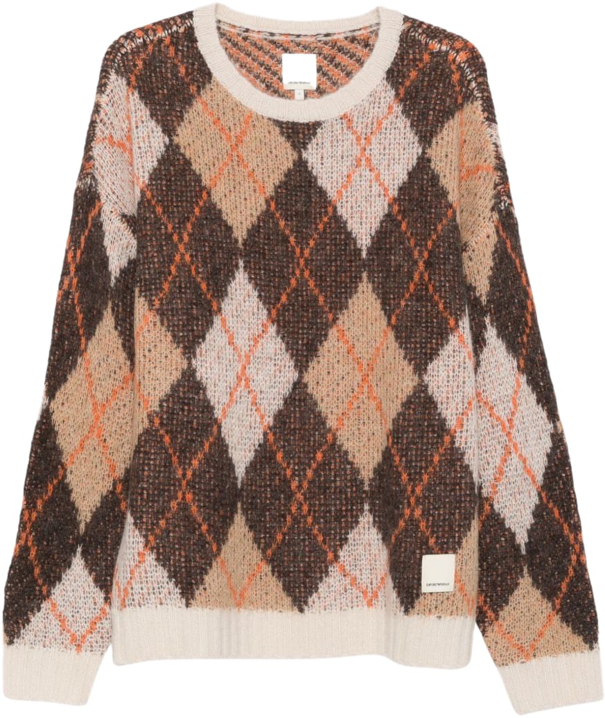 Emporio Armani Sweaters Brown Bruin