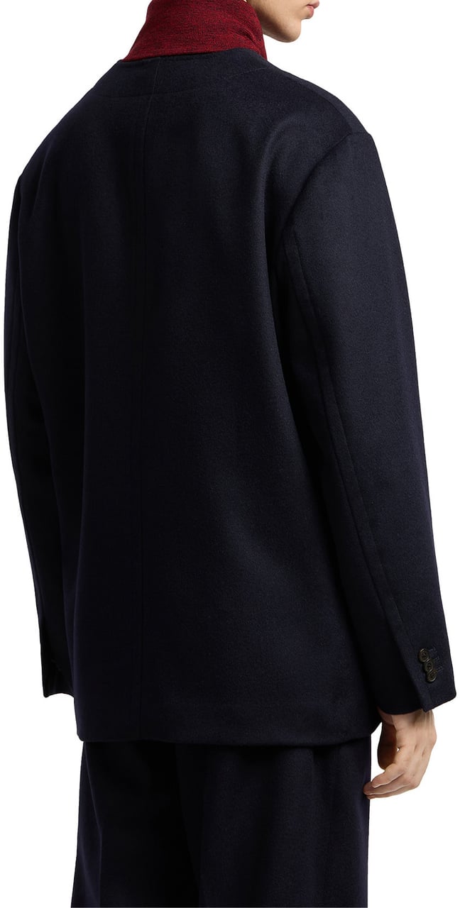 Emporio Armani Jackets Blue Blauw