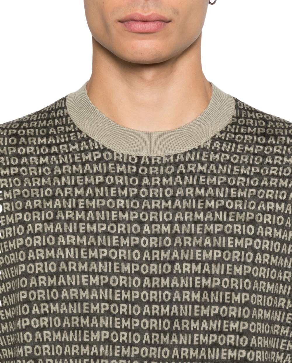 Emporio Armani Sweaters Green Groen