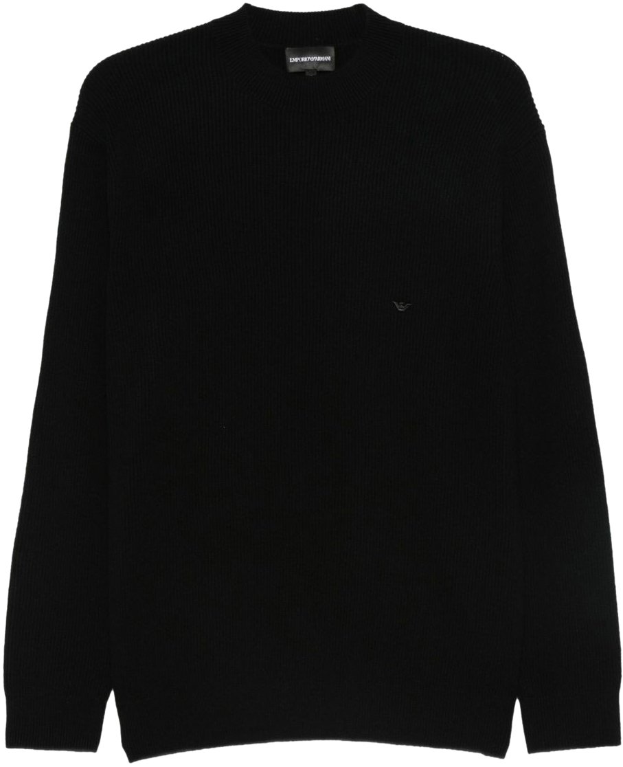Emporio Armani Sweaters Black Zwart