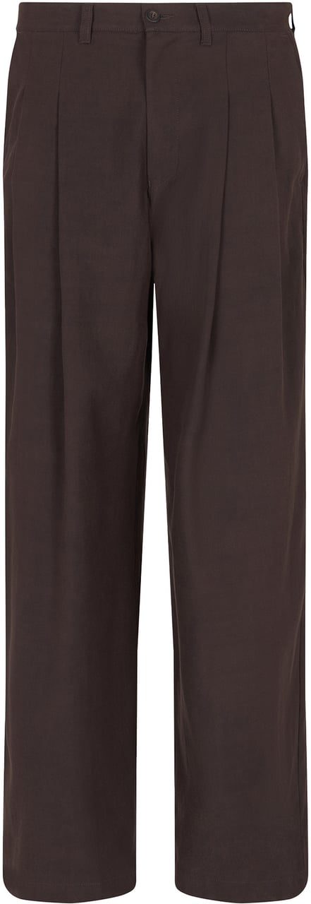 Emporio Armani Trousers Brown Bruin