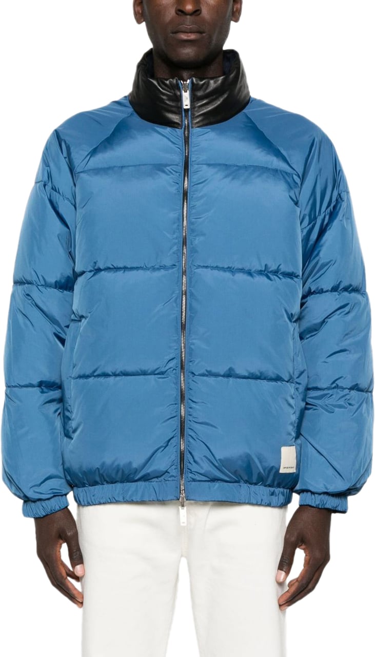 Emporio Armani Coats Blue Blauw