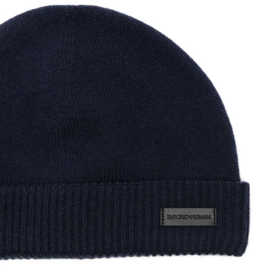 Emporio Armani Hats Blue Blauw