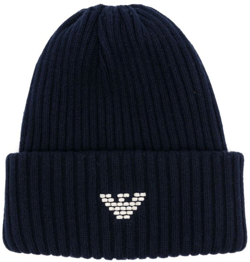 Emporio Armani Hats Clear Blue Blauw