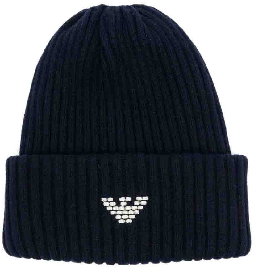 Emporio Armani Hats Blue Blauw