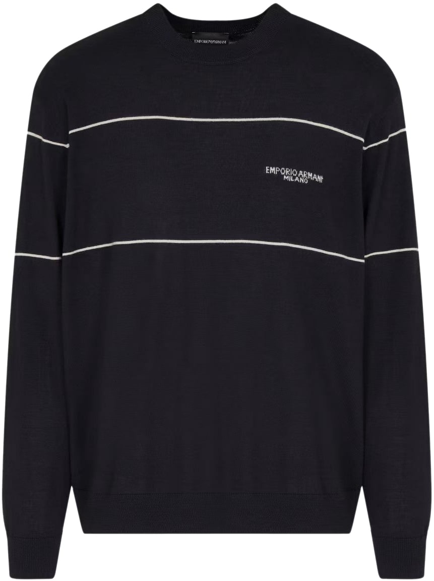 Emporio Armani Pullover Emporio Armani Blauw