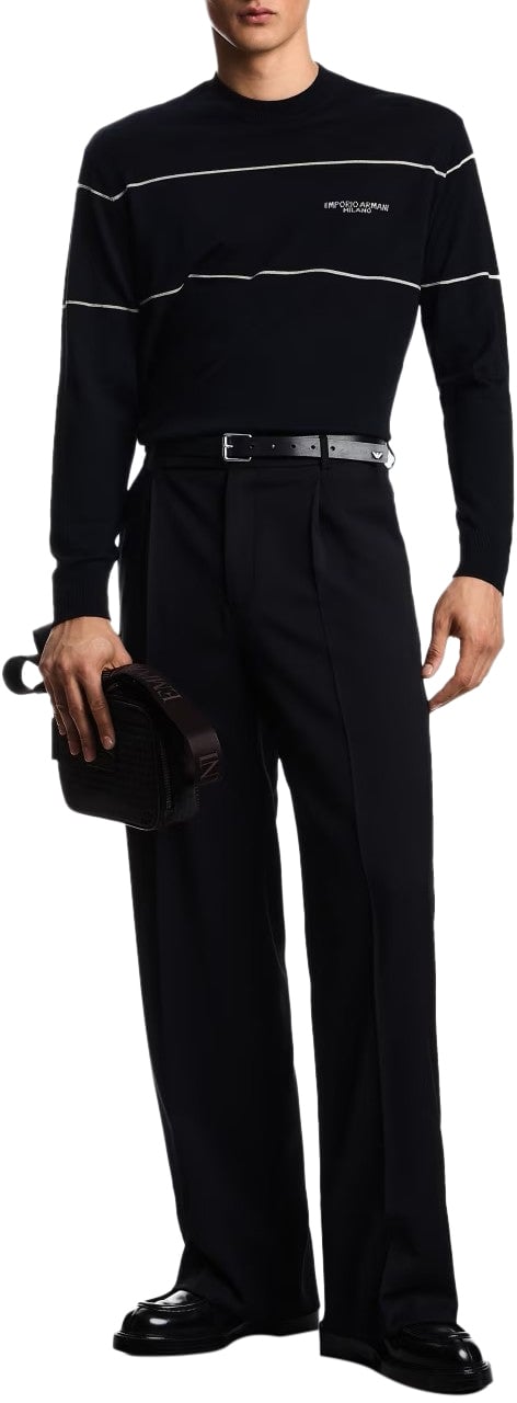 Emporio Armani Pullover Emporio Armani Blauw