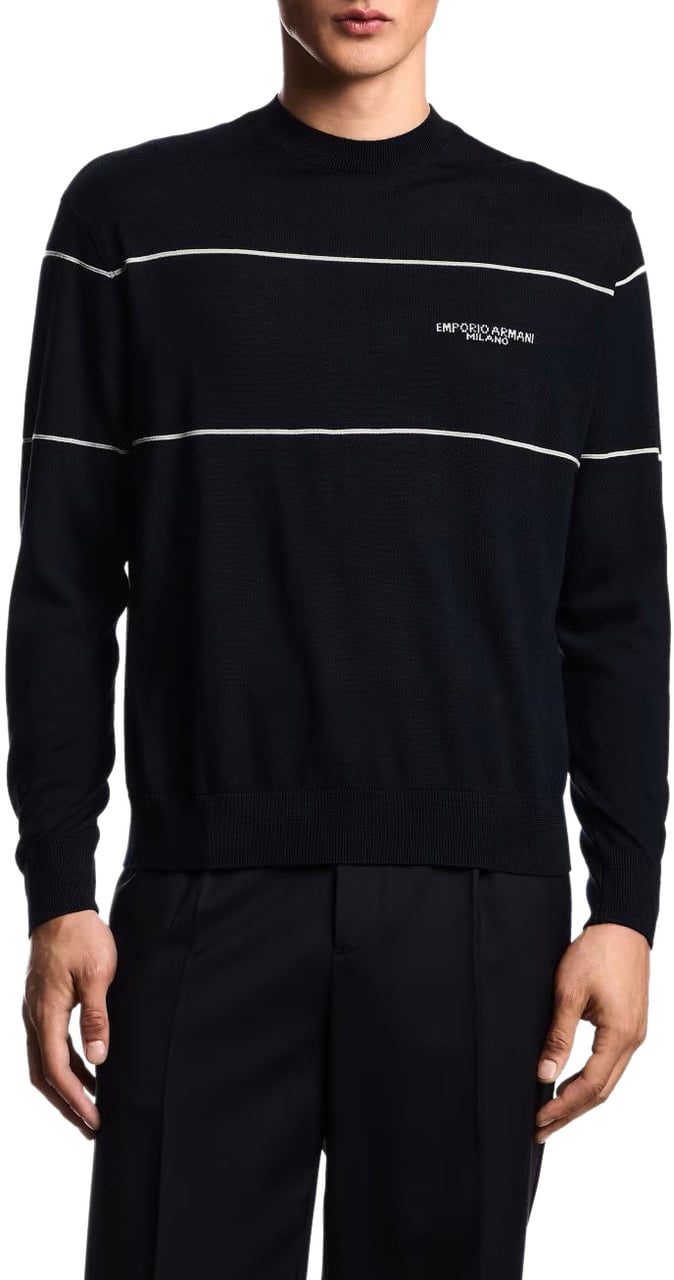 Emporio Armani Pullover Emporio Armani Blauw