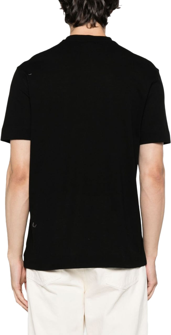Emporio Armani T-Shirts And Polos Black Zwart