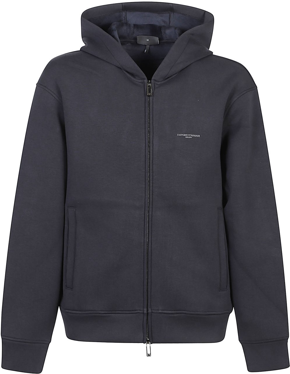 Emporio Armani Full Zip Sweatshirt Blue Blauw