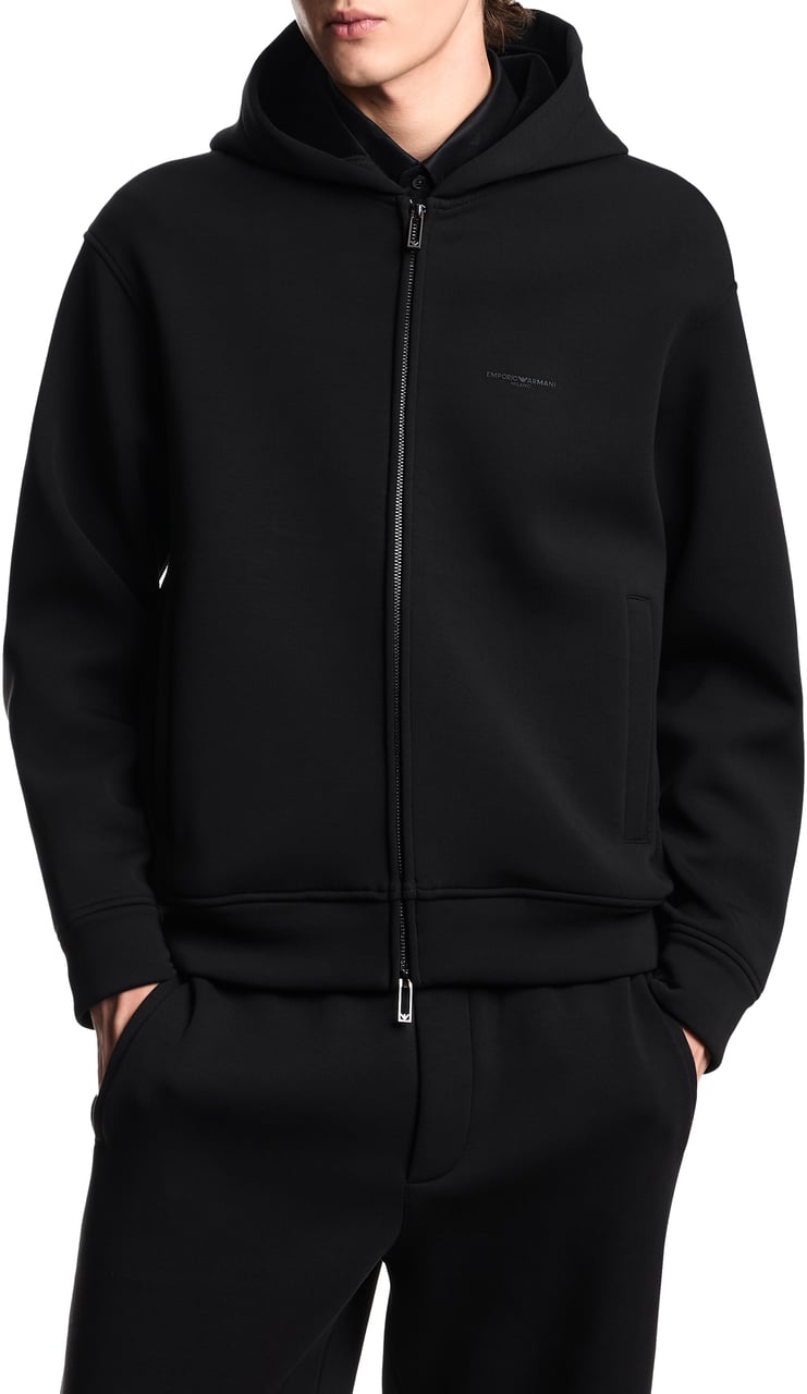 Emporio Armani Sweaters Black Zwart