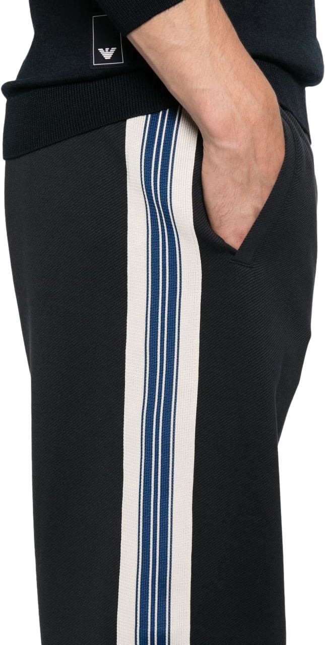 Emporio Armani Trousers Blue Blauw