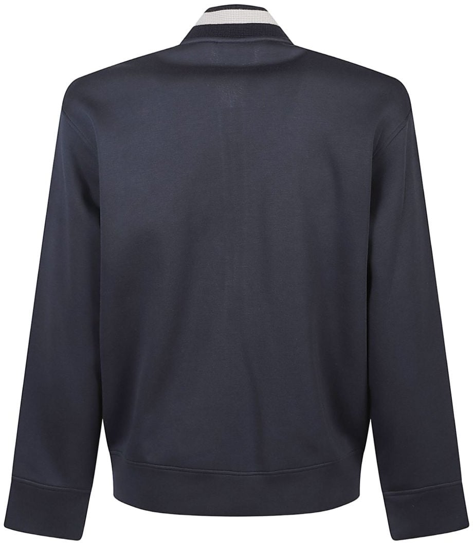 Emporio Armani Sweaters Blue Blauw