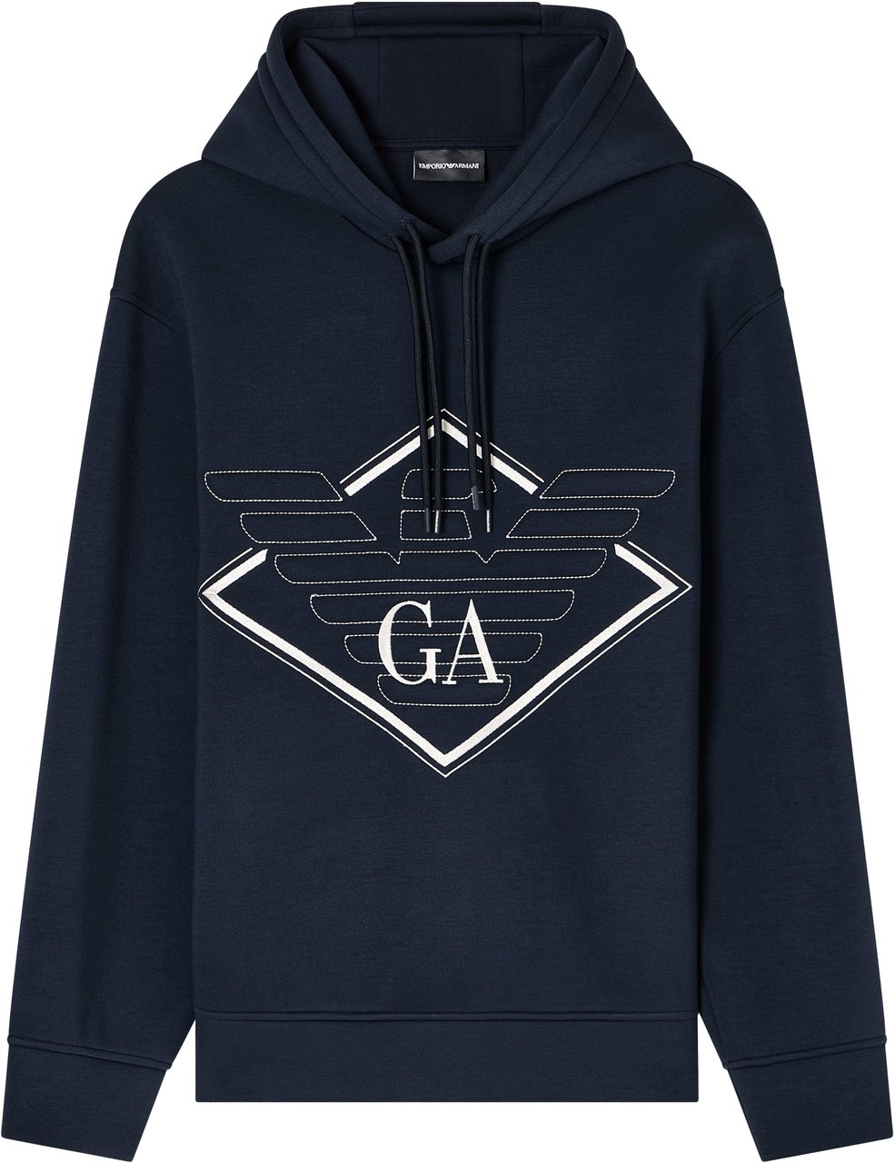 Emporio Armani Sweaters Blue Blauw