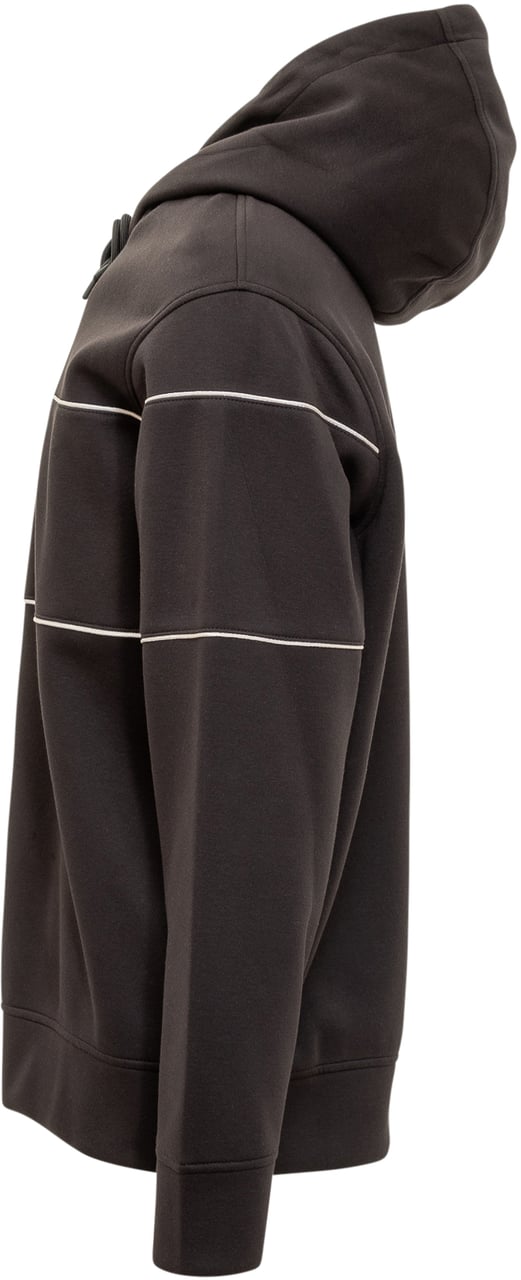 Emporio Armani Emporio Armani Felpa con Cappuccio e Logo Zwart