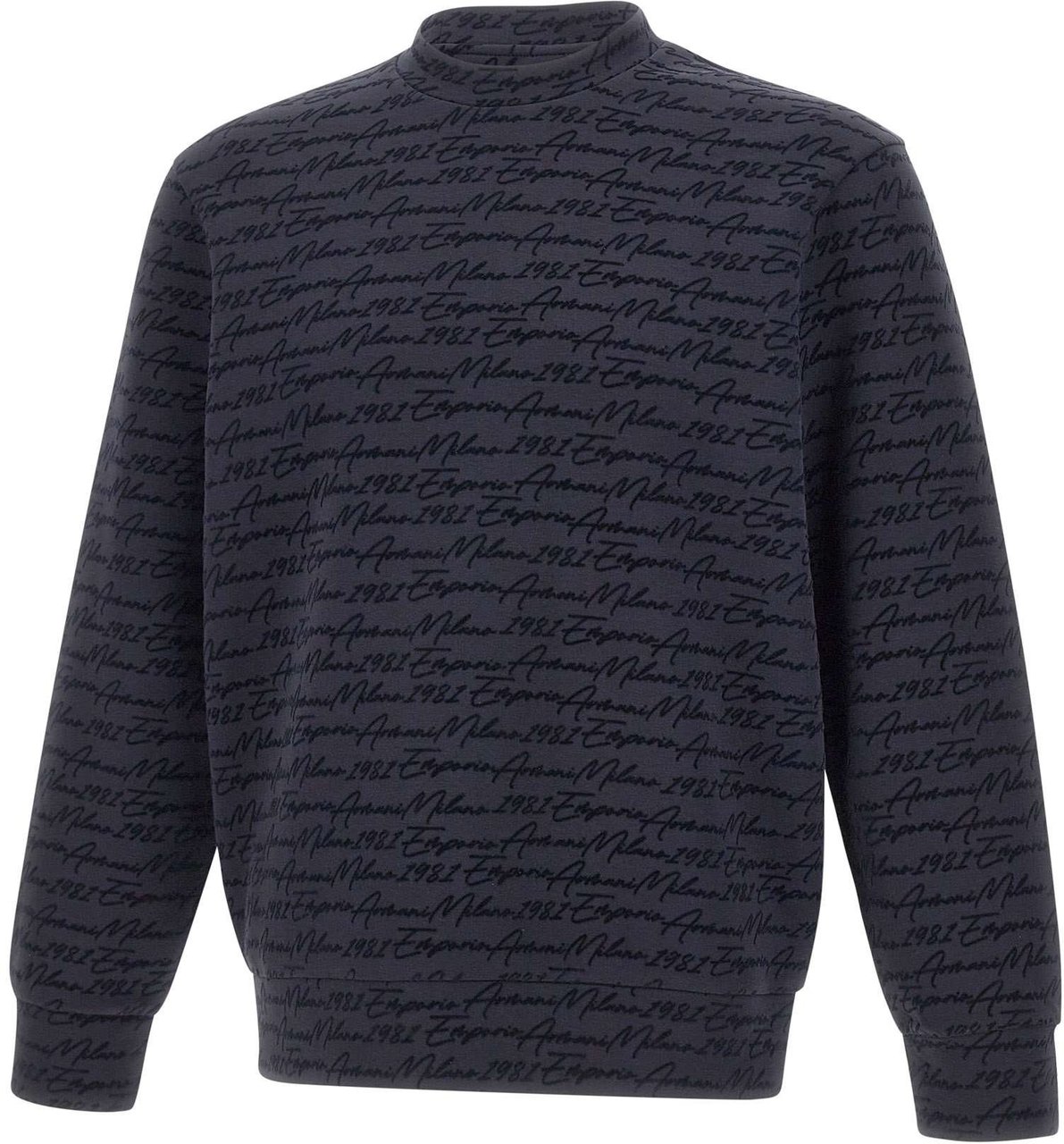 Emporio Armani Sweaters Blue Blauw