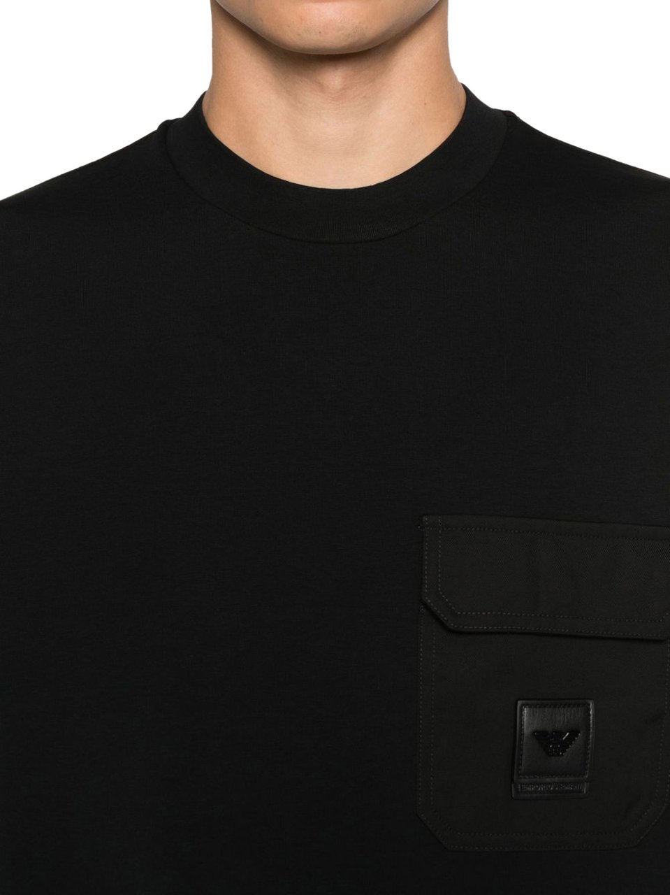 Emporio Armani Sweaters Black Zwart