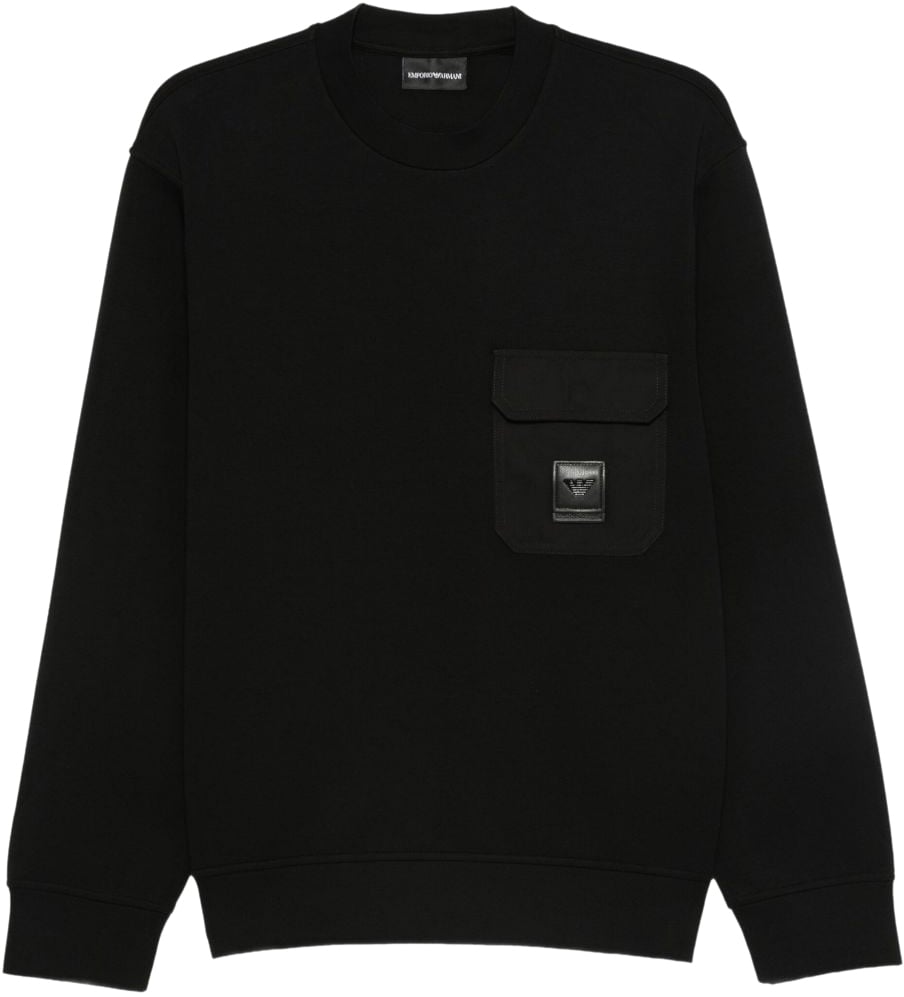 Emporio Armani Sweaters Black Zwart