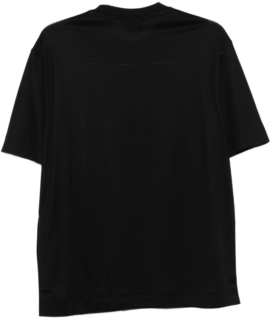 Emporio Armani T-Shirts And Polos Black Zwart