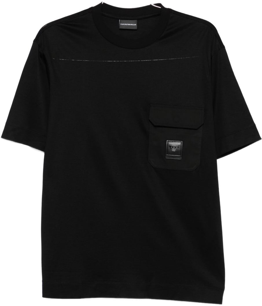 Emporio Armani T-Shirts And Polos Black Zwart