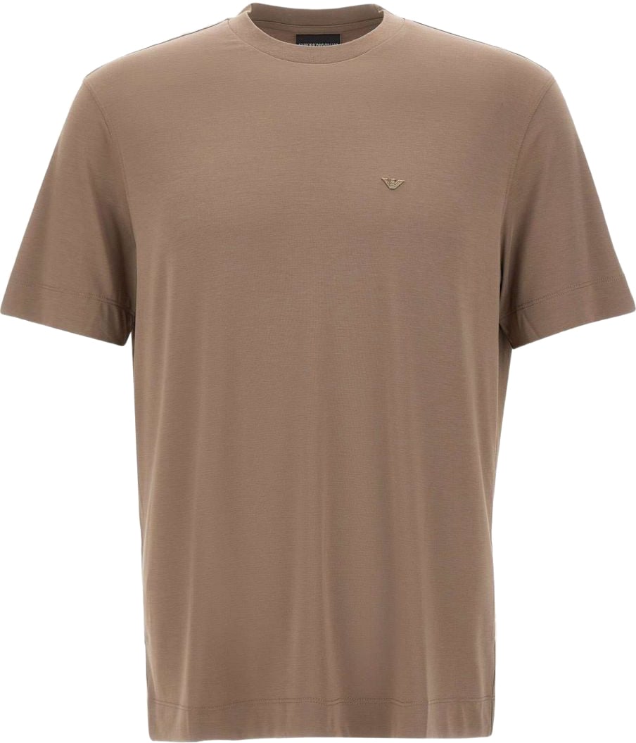 Emporio Armani T-Shirts And Polos Brown Bruin