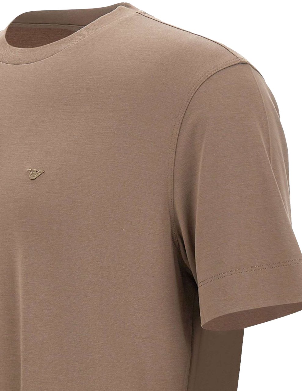 Emporio Armani T-Shirts And Polos Brown Bruin