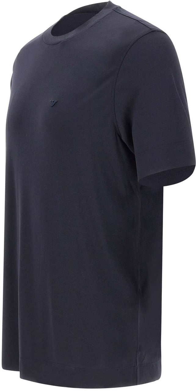 Emporio Armani T-Shirts And Polos Blue Blauw