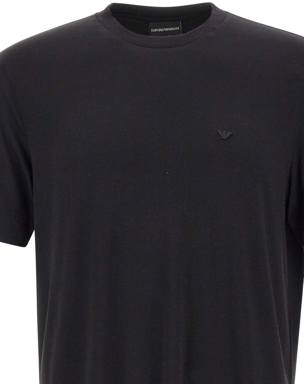 Emporio Armani T-Shirts And Polos Black Zwart