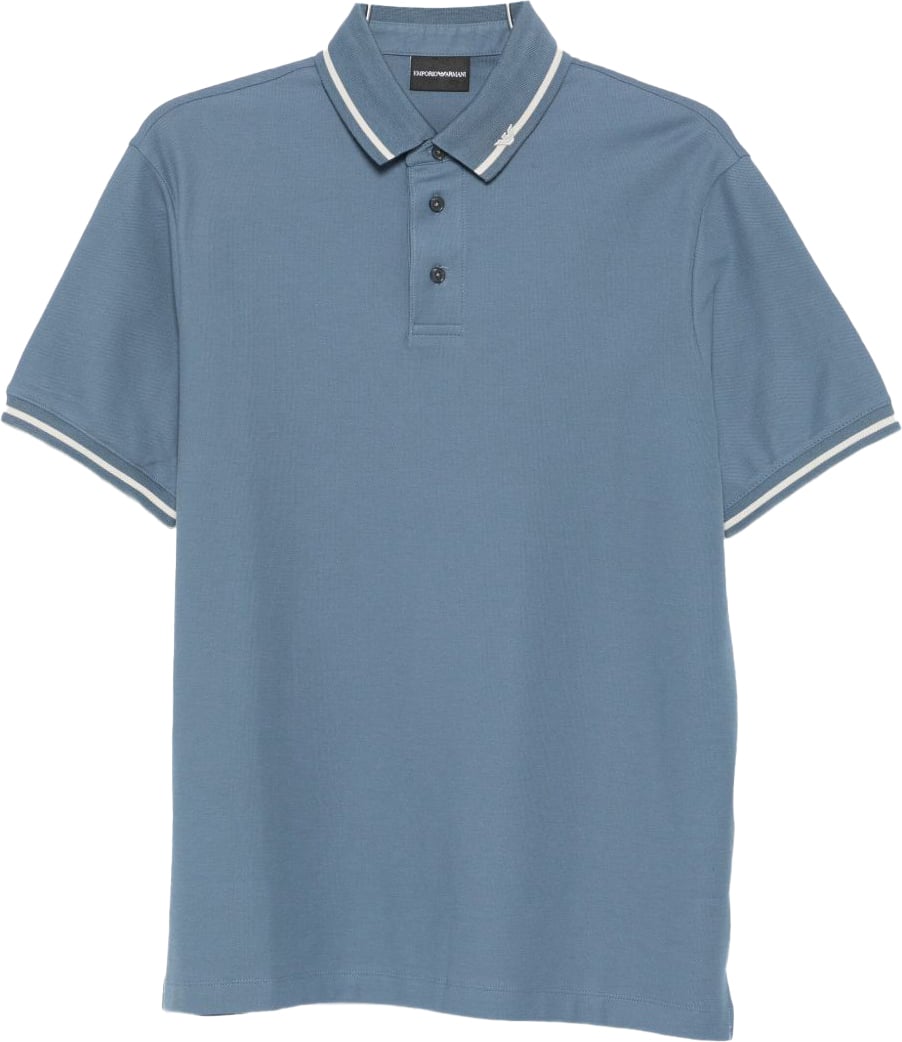 Emporio Armani T-Shirts And Polos Blue Blauw