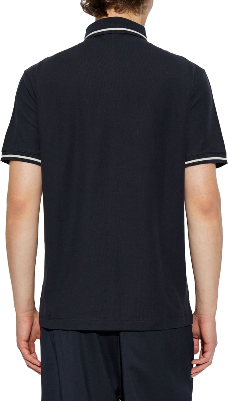 Emporio Armani T-Shirts And Polos Blue Blauw