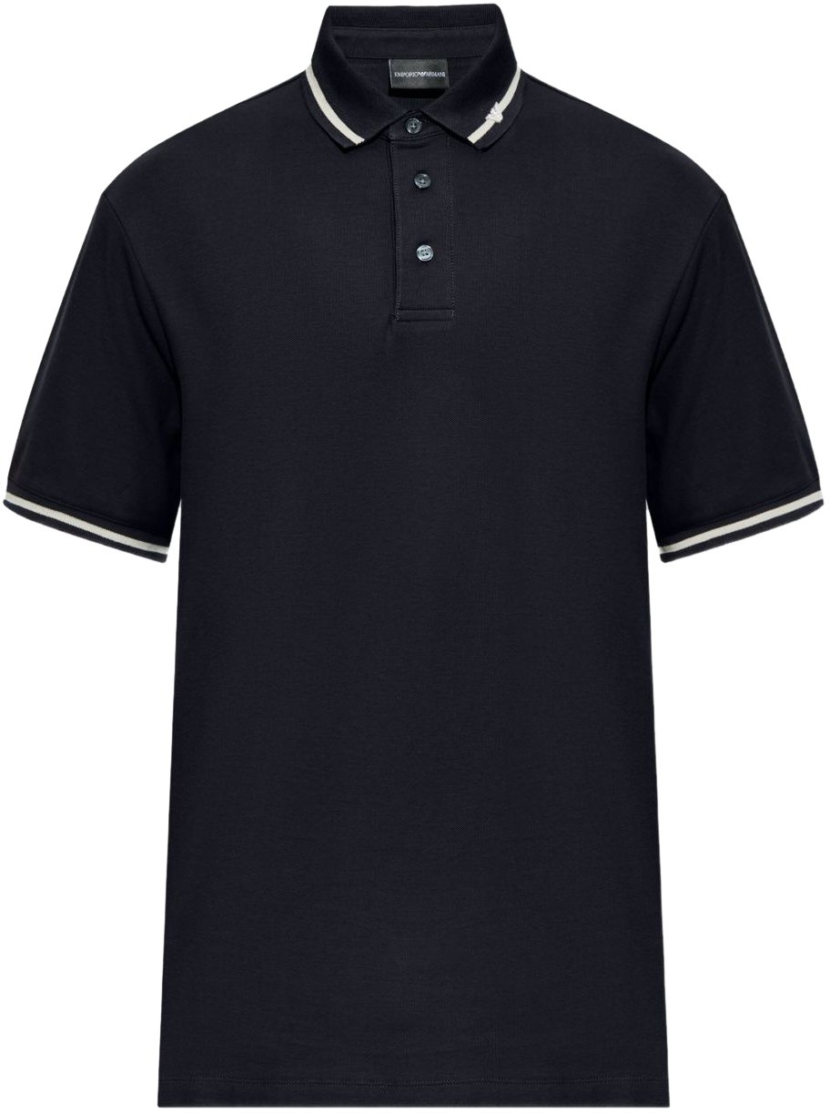 Emporio Armani T-Shirts And Polos Blue Blauw