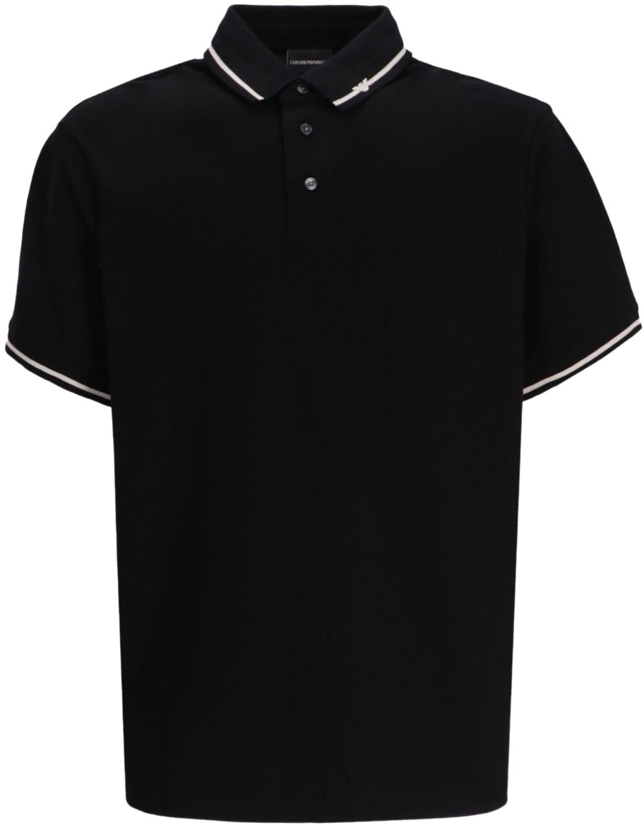 Emporio Armani T-Shirts And Polos Black Zwart