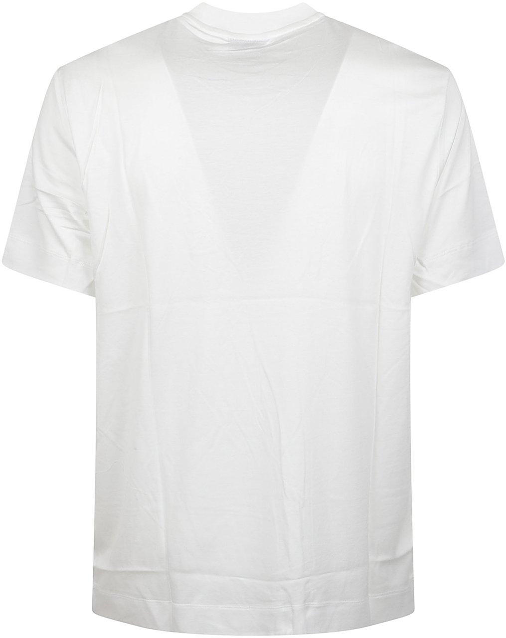 Emporio Armani Maxi Embroidery Eagle T-shirt White Wit