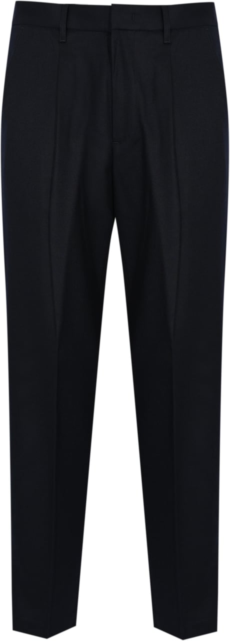 Emporio Armani Trousers Blue Blauw
