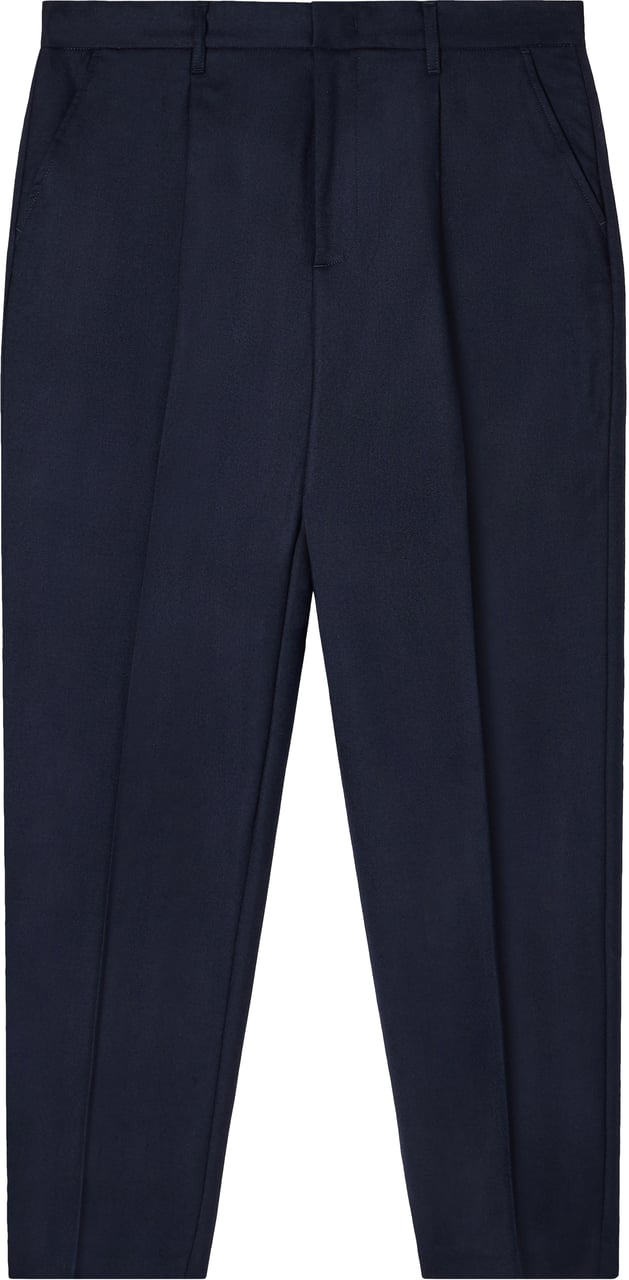 Emporio Armani Trousers Blue Navy Blauw