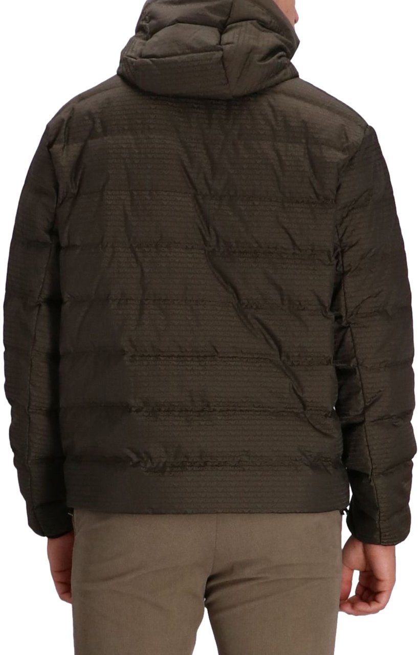 Emporio Armani Coats Green Groen