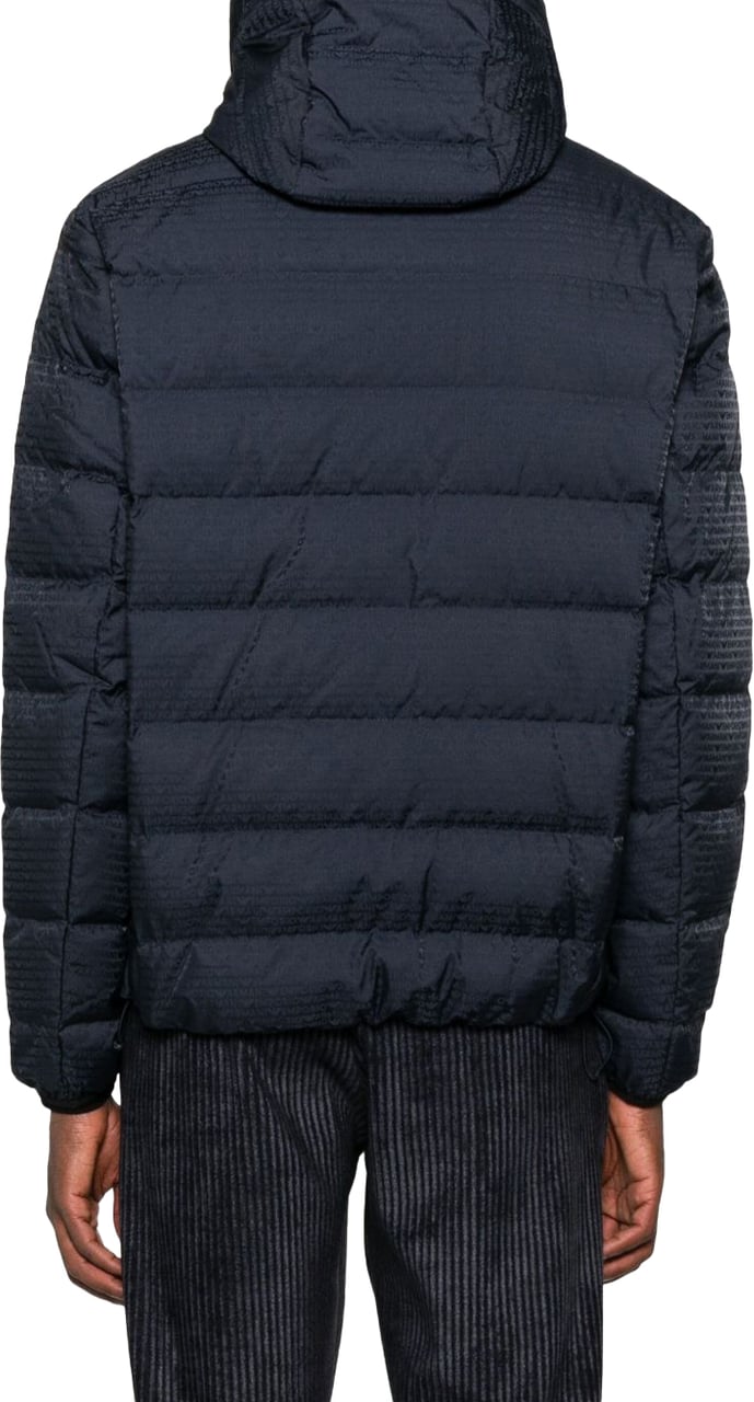 Emporio Armani Coats Blue Blauw