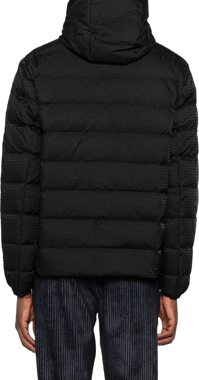Emporio Armani Coats Black Zwart