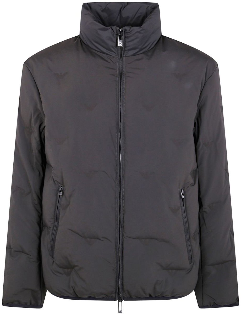 Emporio Armani Coats Green Groen