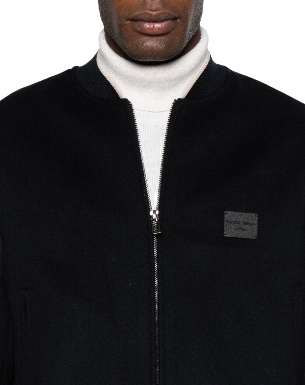 Emporio Armani Coats Blue Blauw