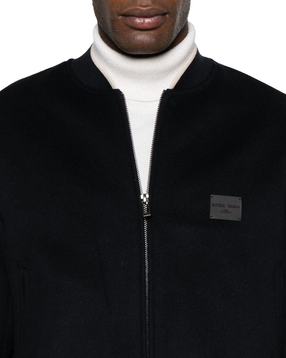 Emporio Armani Coats Blue Blauw