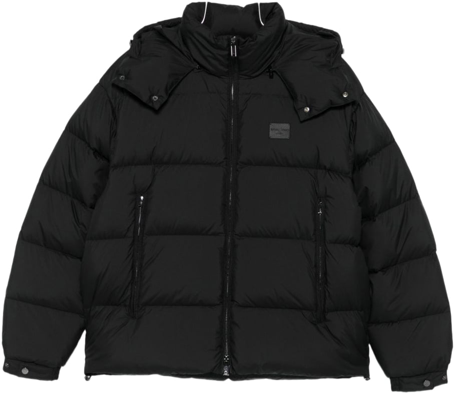 Emporio Armani Coats Black Zwart