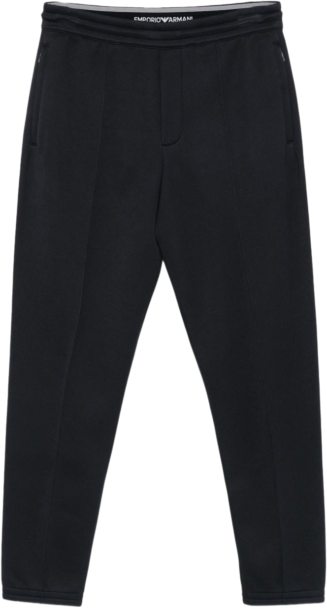 Emporio Armani Trousers Blue Blauw