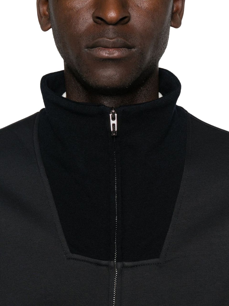 Emporio Armani Sweaters Blue Blauw