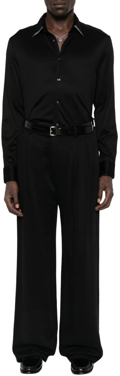 Emporio Armani Shirts Black Zwart