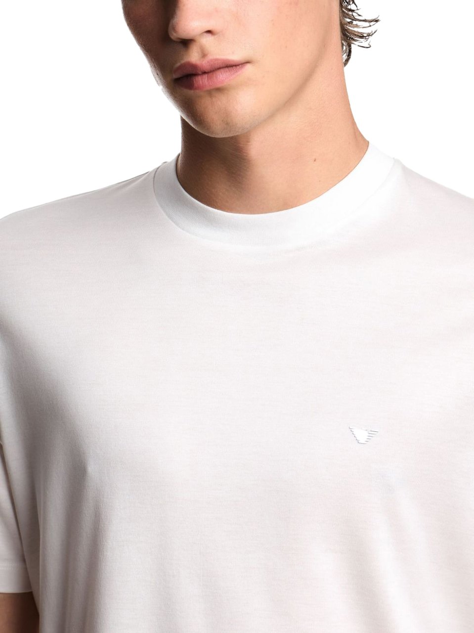 Emporio Armani T-Shirts And Polos White Wit
