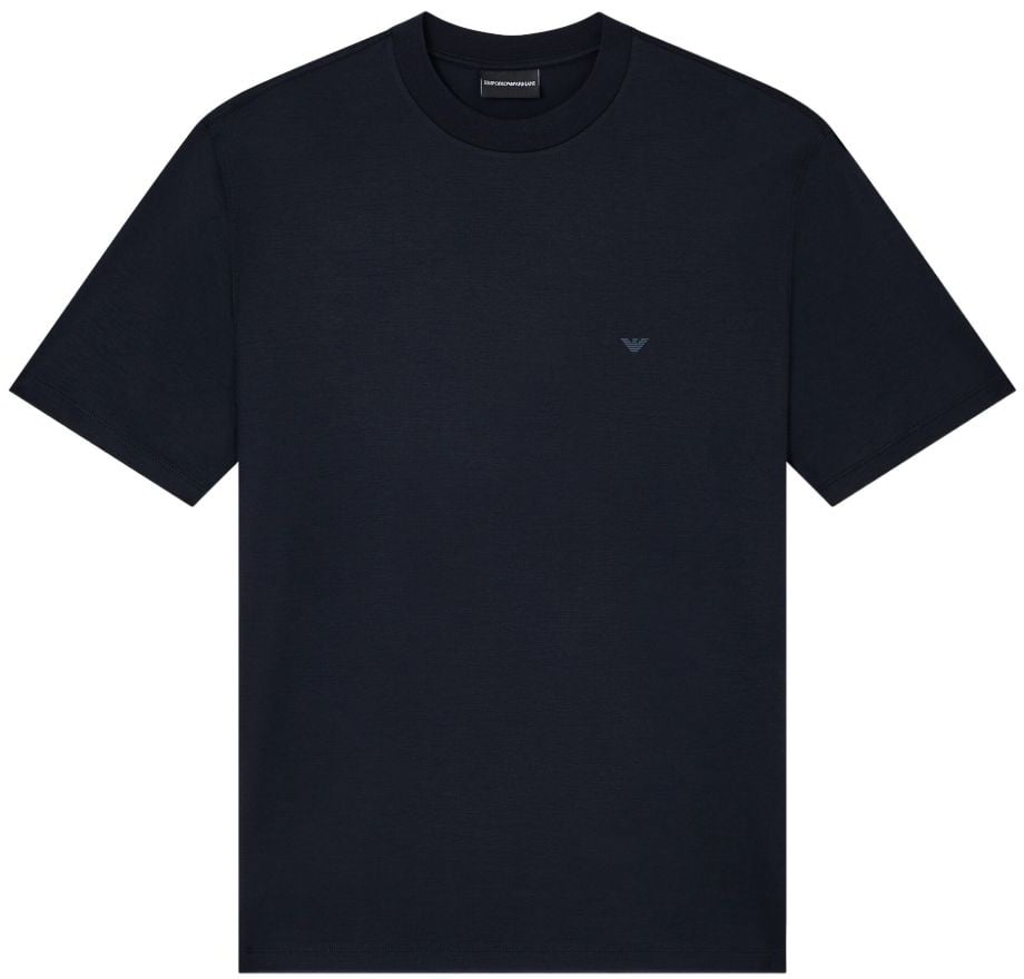 Emporio Armani T-Shirts And Polos Blue Blauw