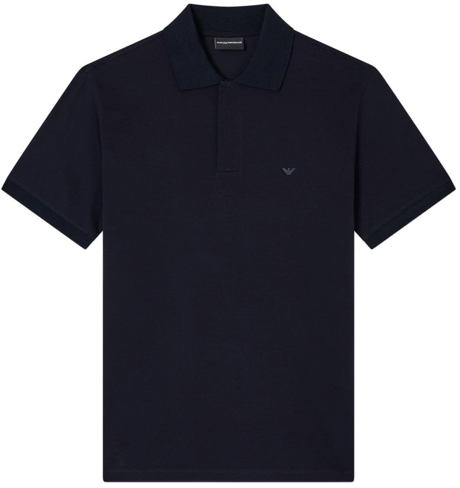 Emporio Armani T-Shirts And Polos Blue Blauw